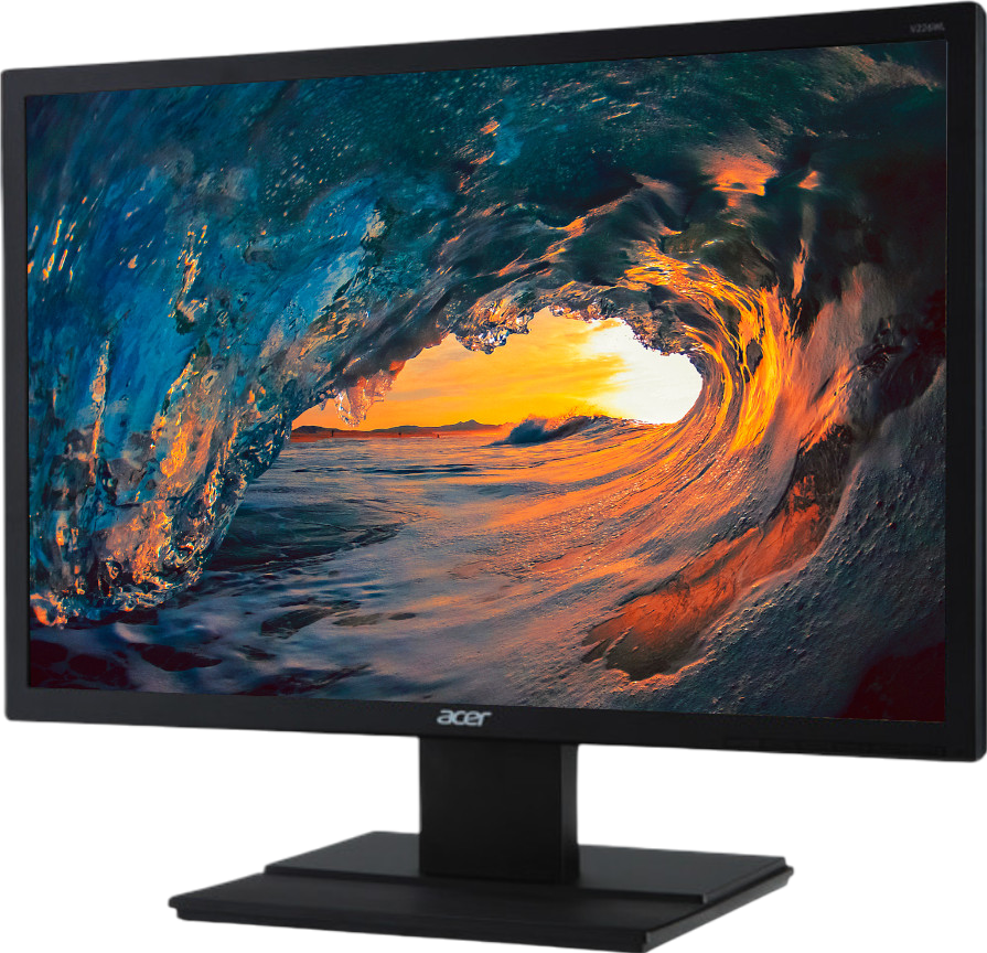 Acer V226WL 22"" HD Widescreen LED Backlit LCD Monitor - Grade A Refurbished - Acer refurbished available on PCLiquidations