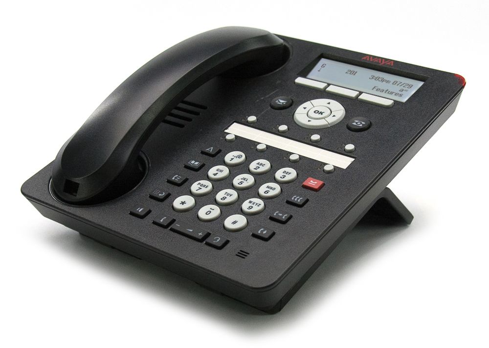 Avaya 1408 Black Digital Display Global Phone (700504841) - Icon Keys Refurbished - Avaya refurbished available on PCLiquidations