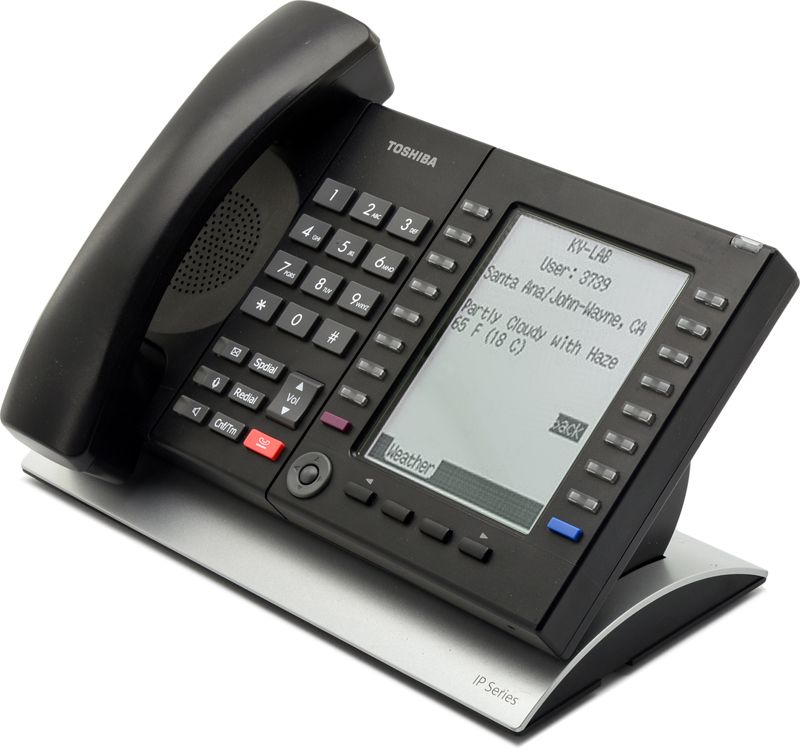 Toshiba Strata IP5531-SDL 20-Button IP Display Speakerphone - Grade B Refurbished - Toshiba refurbished available on PCLiquidations