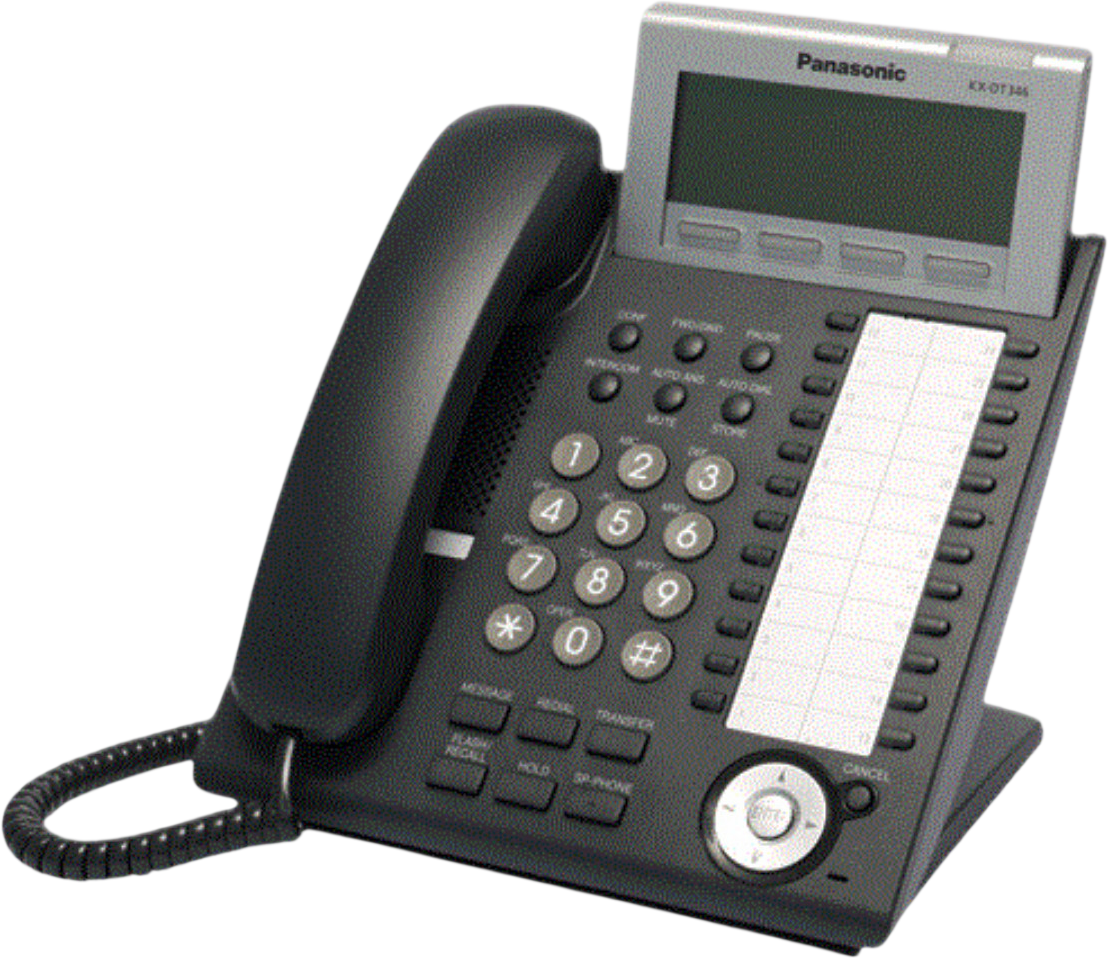 Panasonic KX-DT346-B Charcoal Backlit Display Phone - Grade A Refurbished - Panasonic refurbished available on PCLiquidations