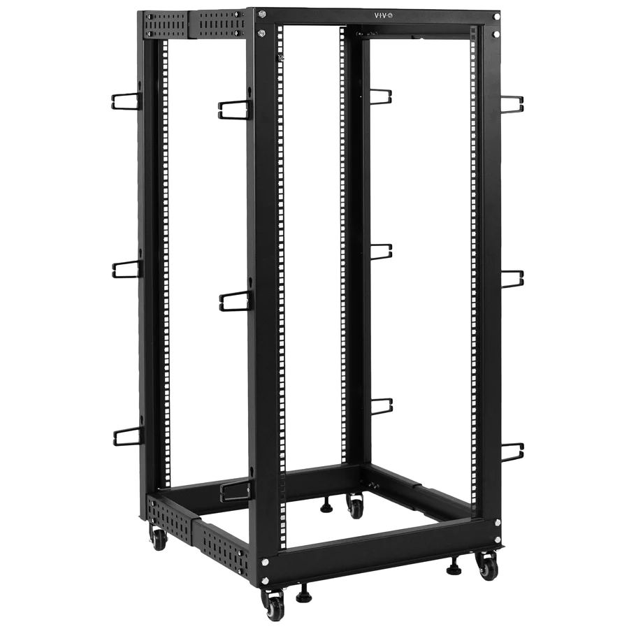 VIVO Freestanding Open Frame 25U Server Rack Refurbished -  refurbished available on PCLiquidations