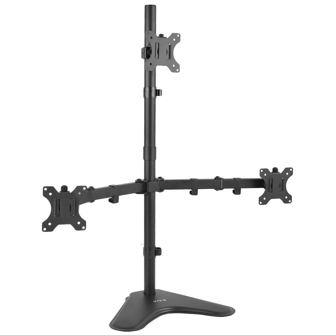 Buy VIVO Triple Monitor Desk Stand- Black Refurbished - $69.99 VIVO Triple Monitor Desk Stand- Black Refurbished - refurbished available on PCLiquidations