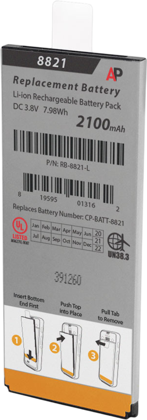 Cisco 8821 Battery Extended - Third Party Refurbished - Cisco Systems Inc. refurbished available on PCLiquidations
