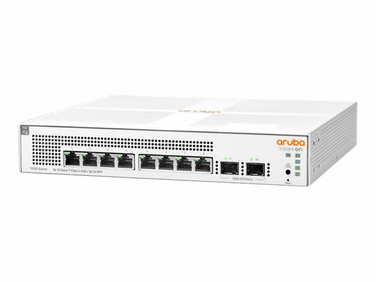 HPE Aruba Instant On 1930 8G 2SFP 10-Port Managed Switch Refurbished - Hewlett Packard Enterprise (HPE) refurbished available on PCLiquidations
