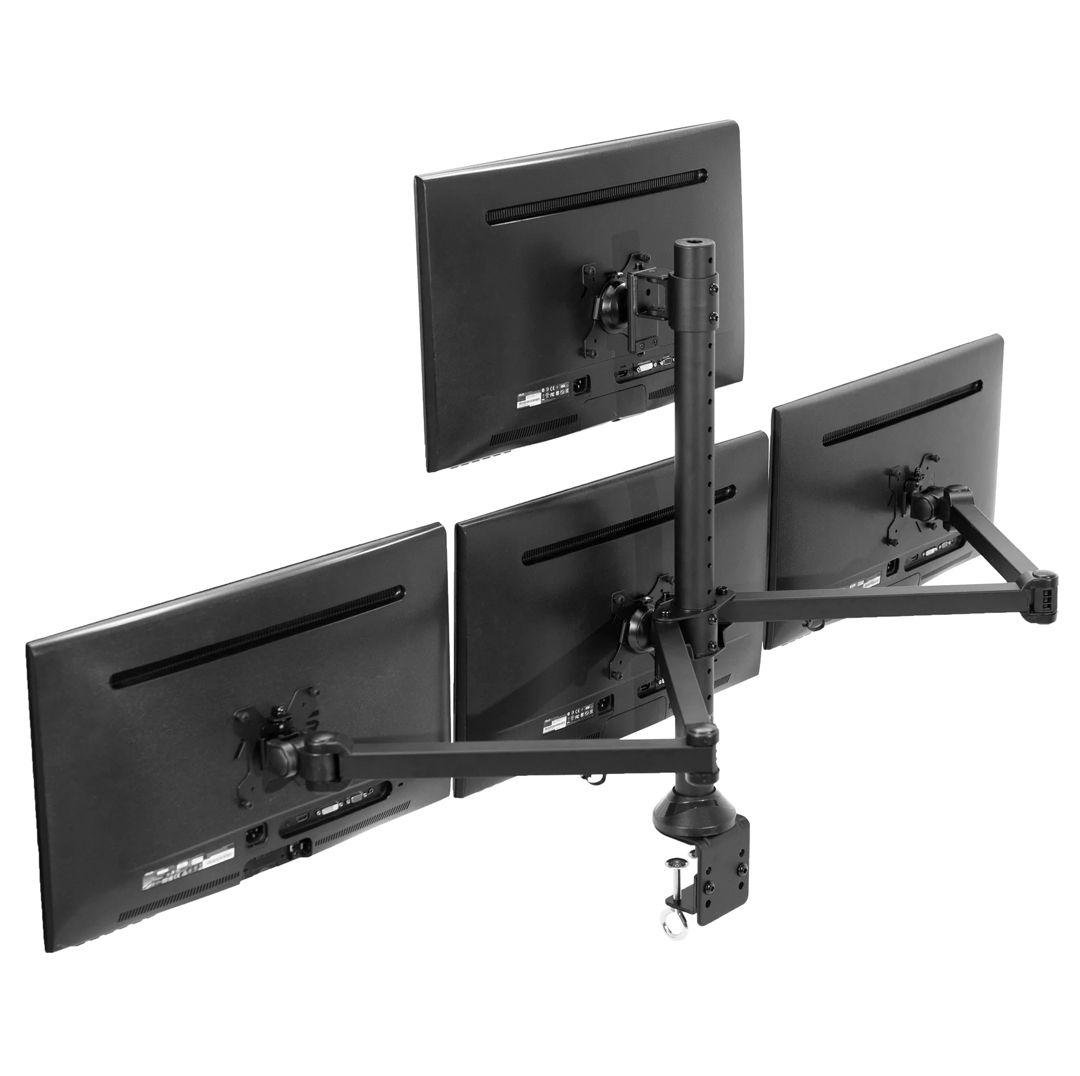 Buy VIVO Quad Monitor Desk Mount Refurbished - $99.99 VIVO Quad Monitor Desk Mount Refurbished - refurbished available on PCLiquidations
