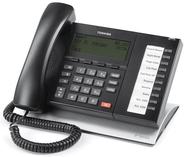 Toshiba Strata IP5022-SD 10-Button Display IP Speakerphone Refurbished - Toshiba refurbished available on PCLiquidations