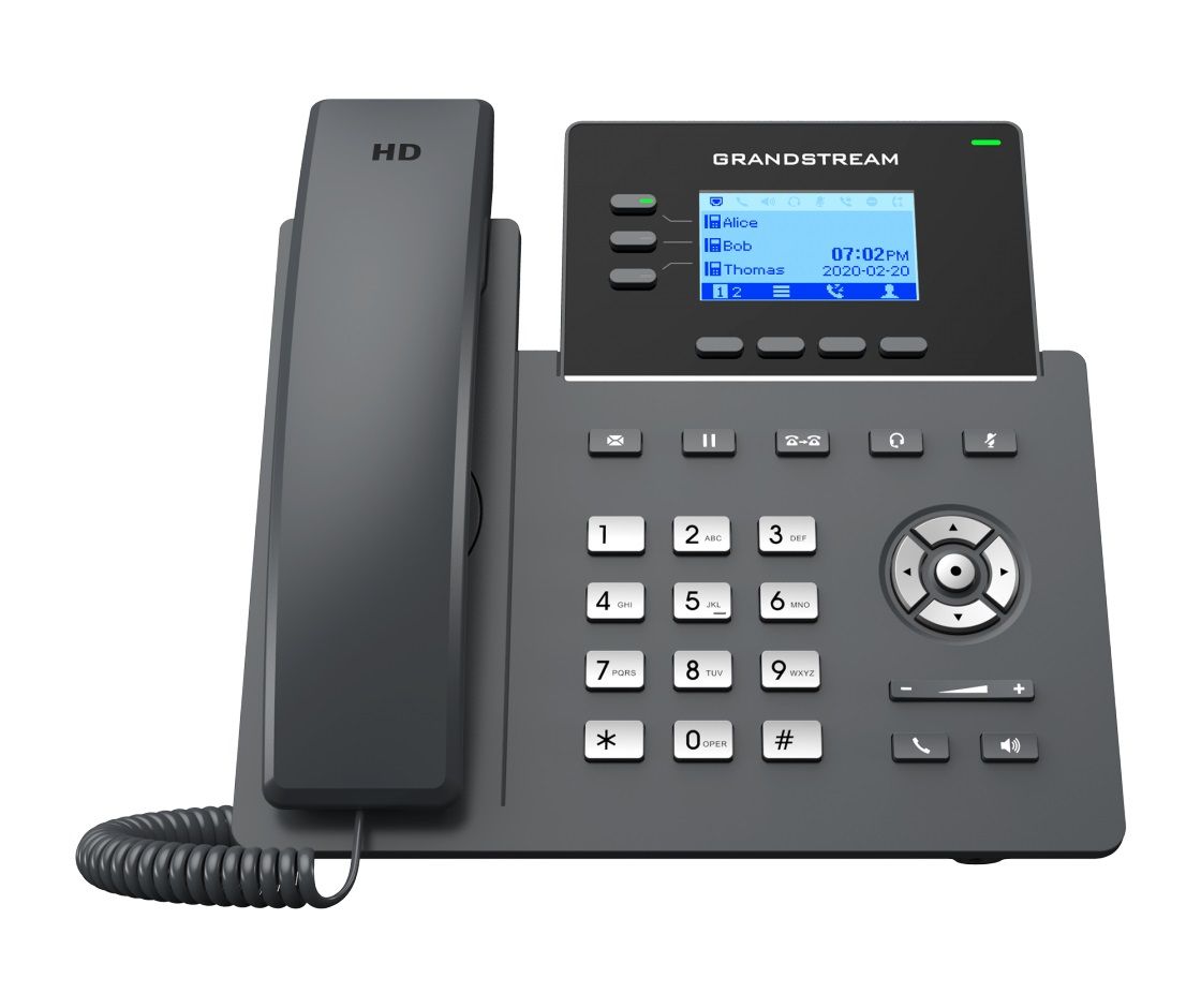 Grandstream GRP2603 3-Line Display IP Phone Refurbished - Grandstream refurbished available on PCLiquidations