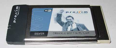 Proxim Orinoco 802.11b PCMCIA Card Silver Wi-Fi Refurbished -  refurbished available on PCLiquidations