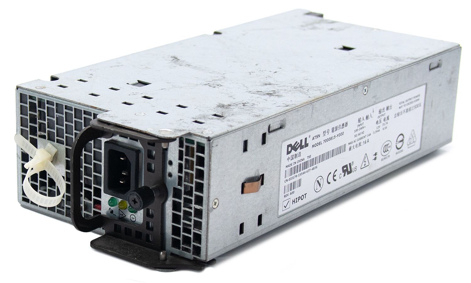 Dell JJ179 Poweredge 2800 Power Supply Refurbished - Dell refurbished available on PCLiquidations