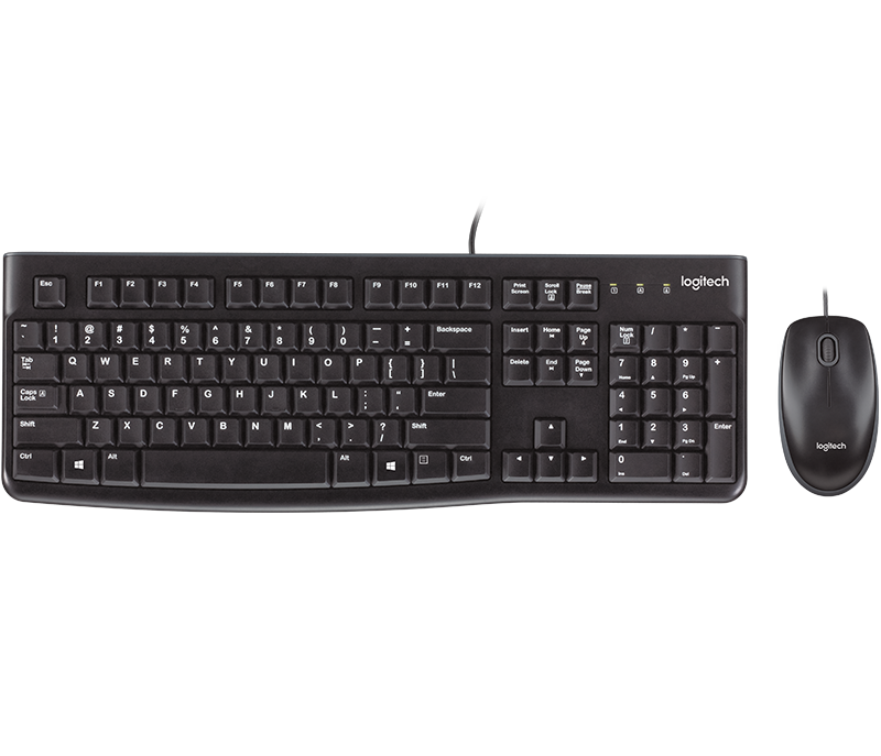 Logitech MK120 Desktop Mouse and Keyboard Combo (920-002565) Refurbished - Logitech refurbished available on PCLiquidations