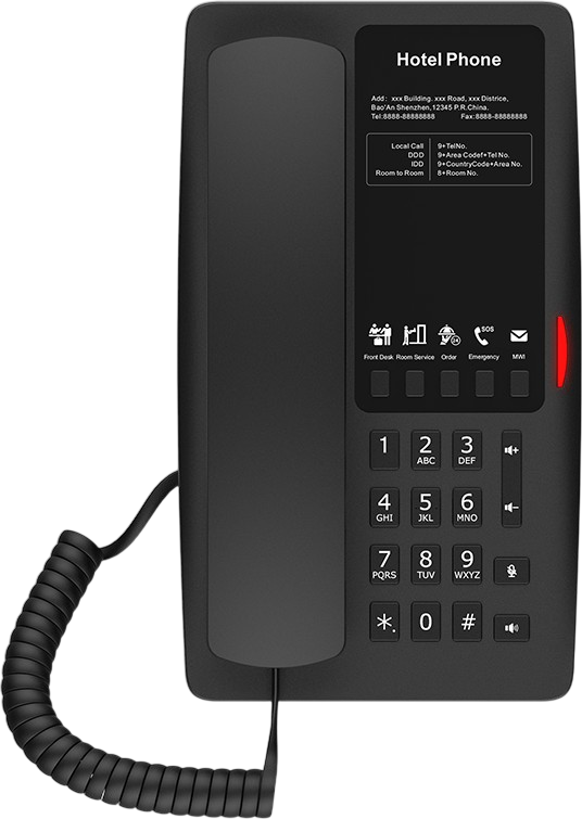 Fanvil H4W Hotel Wi-Fi SIP Phone - Black Refurbished - Fanvil refurbished available on PCLiquidations