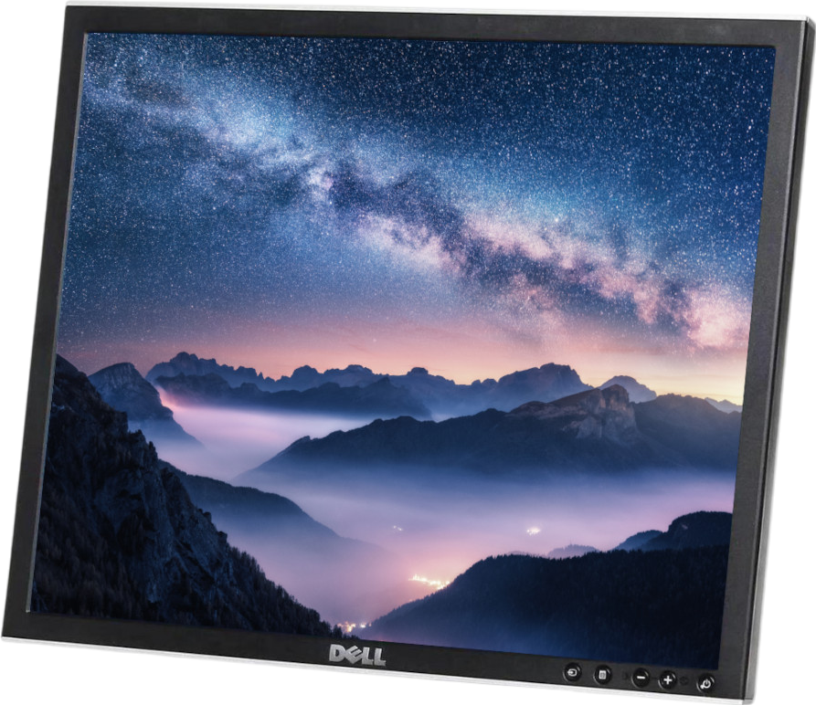 Dell 1908FPt 19"" Silver/Black Fullscreen LCD Monitor - Grade C- No Stand Refurbished - Dell refurbished available on PCLiquidations
