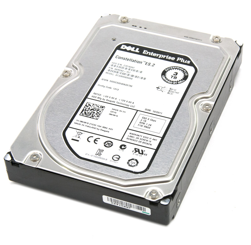 Dell 3TB 7200RPM 3.5"" SAS HDD (342-2340) Refurbished - Dell refurbished available on PCLiquidations
