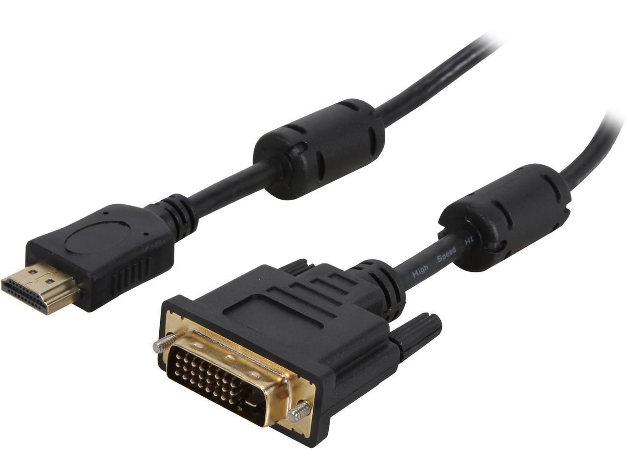 Generic HDMI to DVI-D Cable - 6ft Refurbished -  refurbished available on PCLiquidations