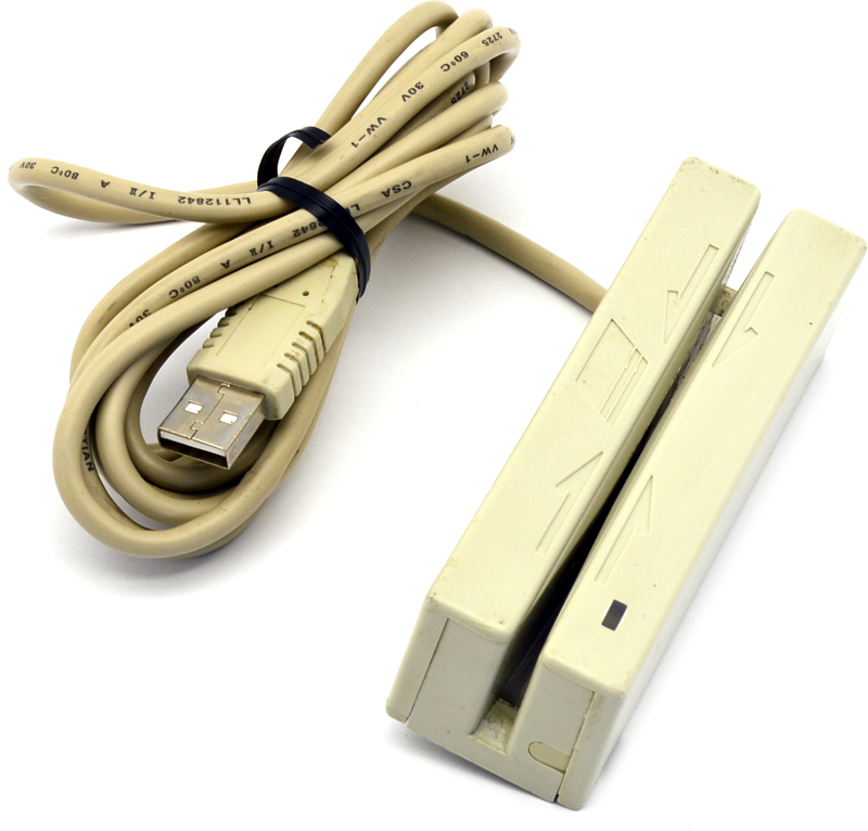 Magtek 21040109 White USB Stripe Reader Card Reader Refurbished -  refurbished available on PCLiquidations