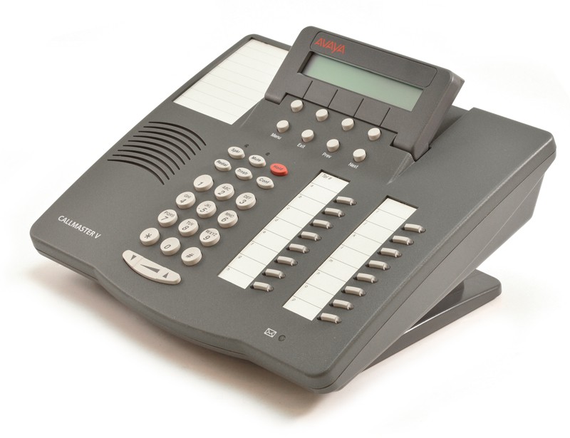 Avaya Definity Callmaster V - Grey Display Phone Refurbished - Avaya refurbished available on PCLiquidations