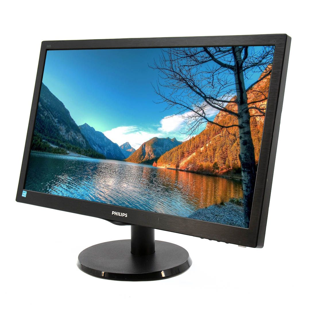 Philips 243S5L 24"" FHD Widescreen LED LCD Monitor - Grade A Refurbished - Philips refurbished available on PCLiquidations