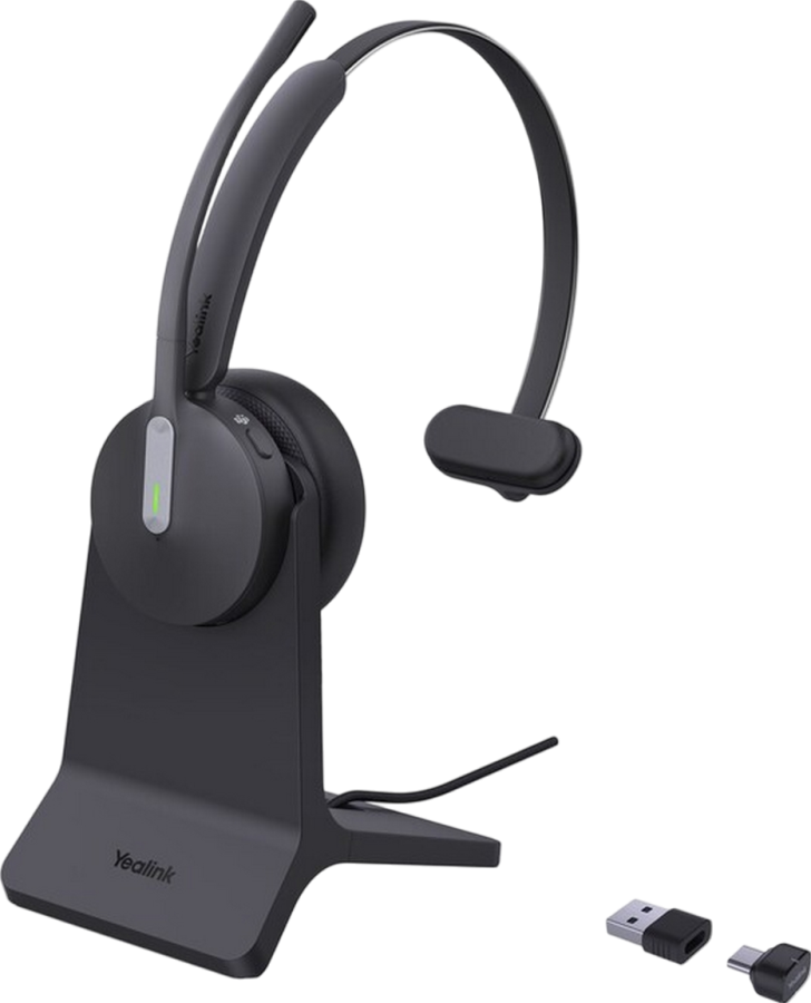 Yealink BH70 Mono with Stand Teams Bluetooth Wireless Headset - USB C/A Refurbished - Yealink refurbished available on PCLiquidations