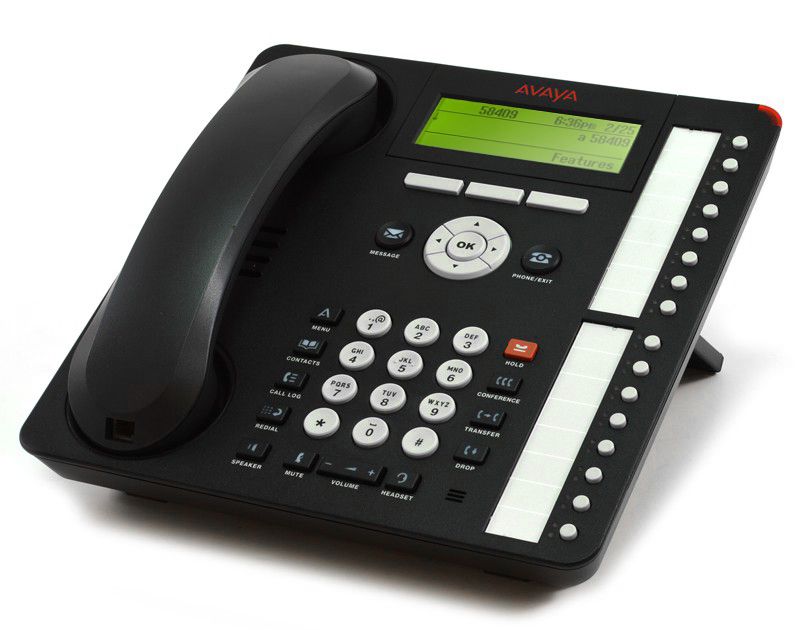 Avaya 1616-I 16-Button Text Black IP Display Speakerphone - Grade A Refurbished - Avaya refurbished available on PCLiquidations