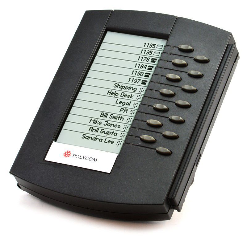 Polycom SoundPoint IP BEM Backlit Expansion Module (2200-12750-025, 2201-12750-001) Refurbished - Polycom refurbished available on PCLiquidations