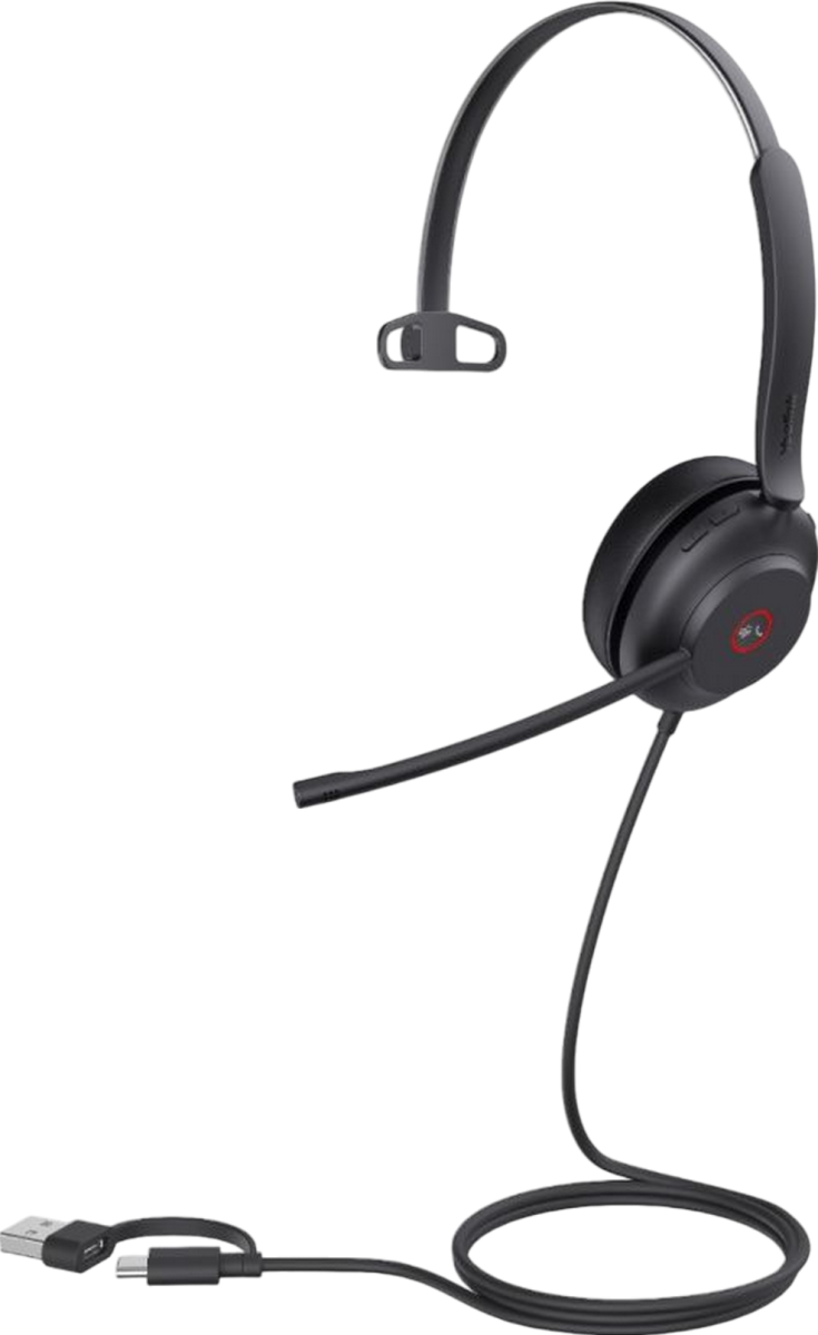 Yealink UH37 Mono Teams USB-C/A Headset Refurbished - Yealink refurbished available on PCLiquidations