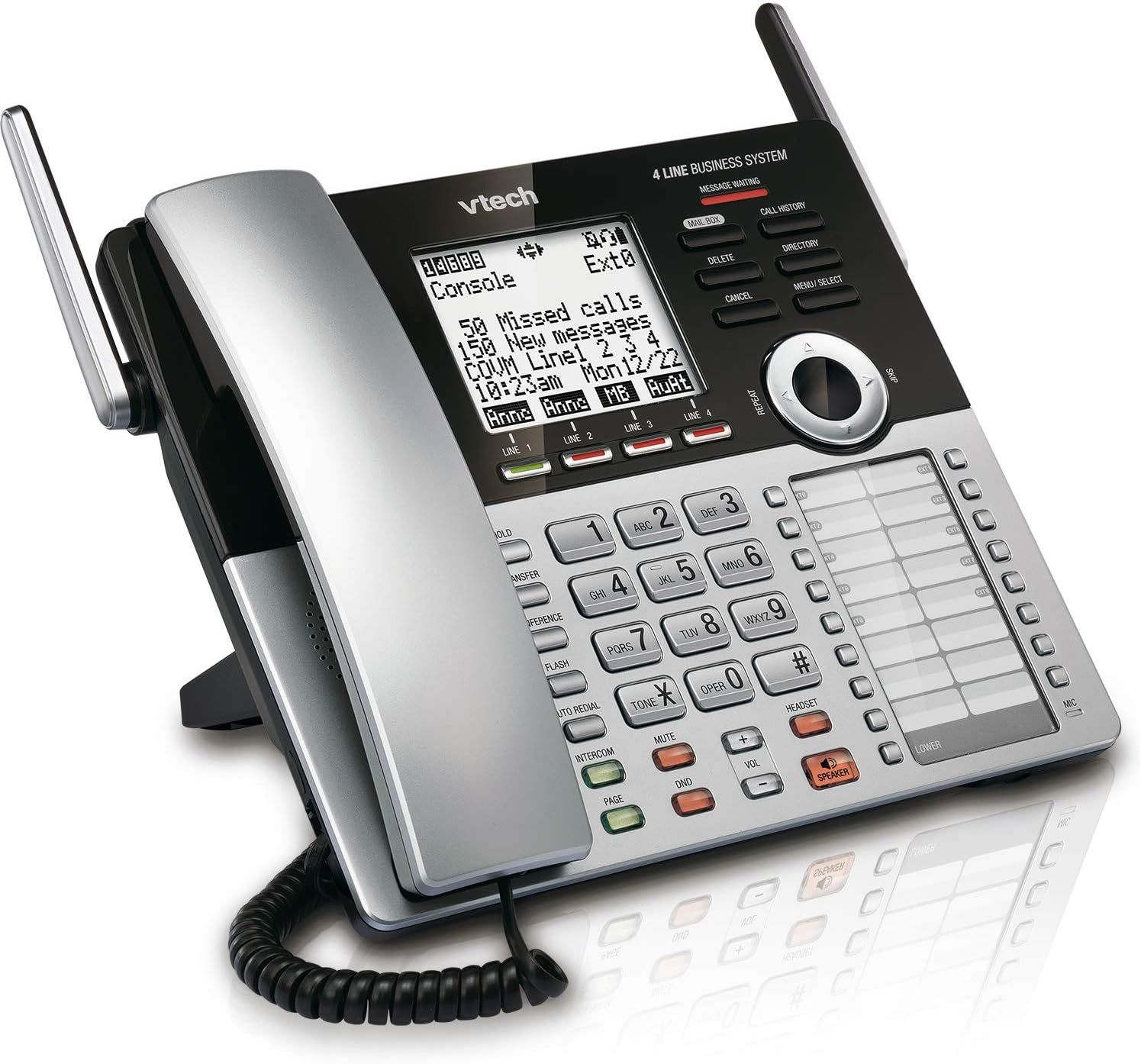 AT&T Vtech CM18445 4-Line Phone - Main Console Refurbished - AT&T refurbished available on PCLiquidations