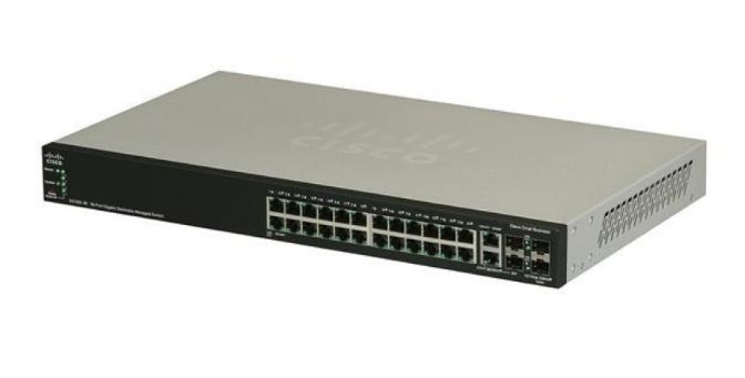 Cisco SG500-28 28-Port Non-POE Stackable Managed Switch - Refurbished Refurbished - Cisco Systems Inc. refurbished available on PCLiquidations