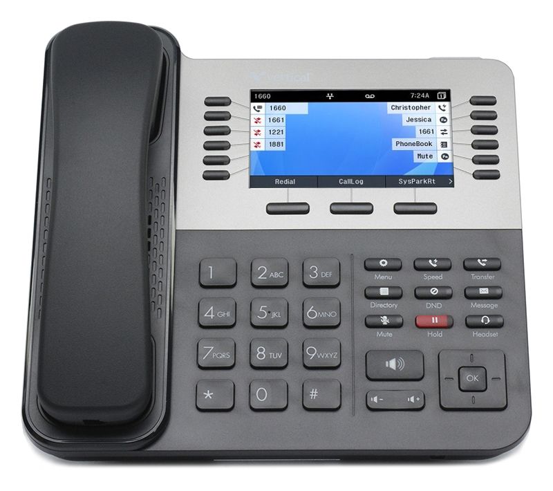 Vertical Edge 9840 24-Button Black SIP IP Speakerphone - Wave Refurbished -  refurbished available on PCLiquidations