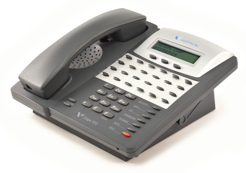 Vertical Edge 100 VW-E100-24 24-Button Black Digital Display Speakerphone - Grade A Refurbished -  refurbished available on PCLiquidations