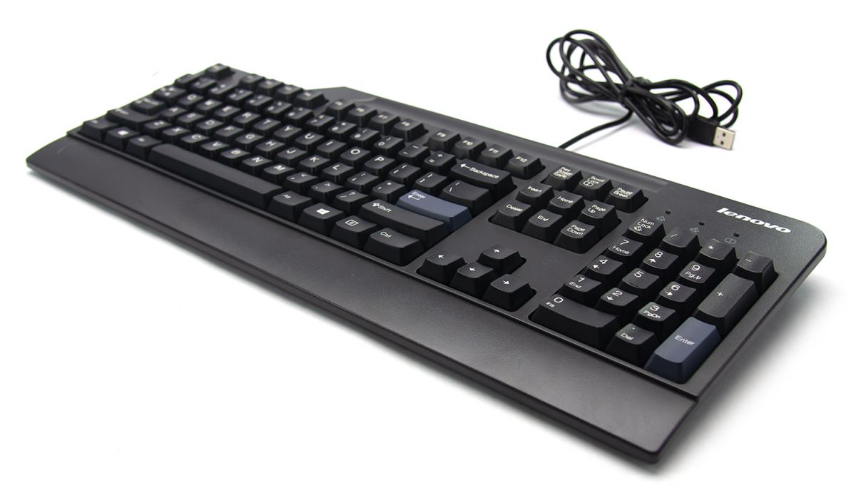 Lenovo KU-0225 Black Wired USB Keyboard Refurbished - Lenovo refurbished available on PCLiquidations