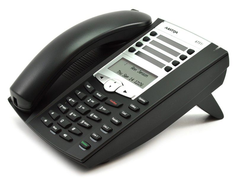 Aastra 6731i Black IP Display SpeakerPhone w/ Text Keys - Grade A Refurbished -  refurbished available on PCLiquidations