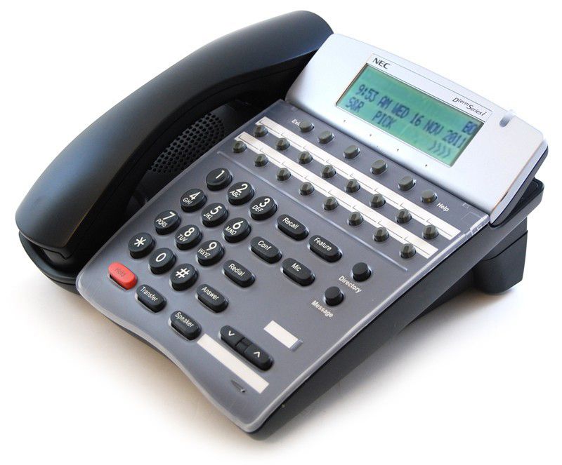 NEC DTR-16D-1 Black Display Speaker Phone (780047) - Grade B Refurbished - NEC (Nippon Electric Company) refurbished available on PCLiquidations