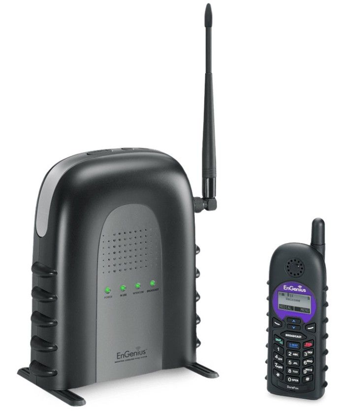 EnGenius Durafon-SIP Expandable Wireless VoIP Phone w/Base Station Refurbished - EnGenius refurbished available on PCLiquidations