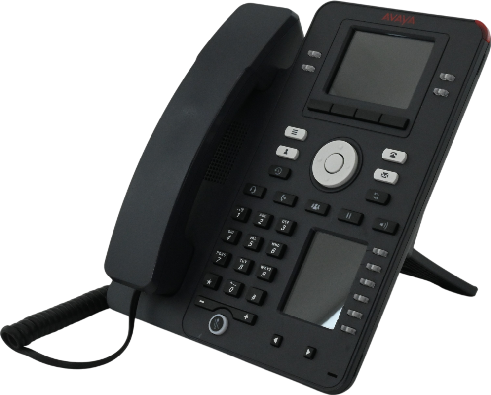 Avaya J159 48-Button Black Gigabit IP Color Display Speakerphone Grade B Refurbished - Avaya refurbished available on PCLiquidations