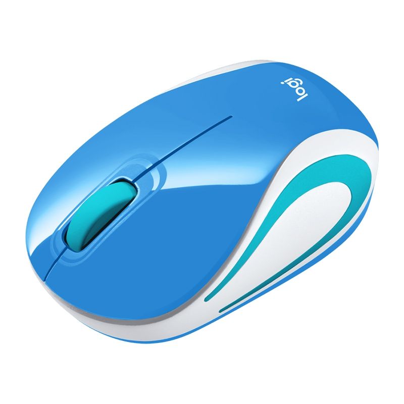 Logitech Core M187 Wireless Blue Mini Mouse Refurbished -  refurbished available on PCLiquidations
