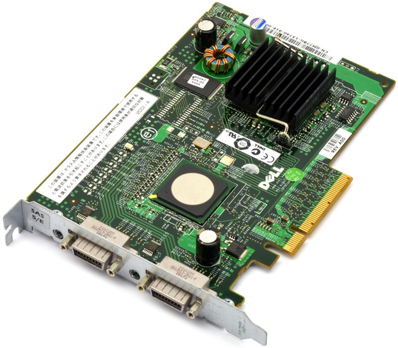 Dell UCS-50 M778G SAS 5/E 8 Port SAS / Serial Attached SCSI non-RAID Controller Refurbished - Dell refurbished available on PCLiquidations