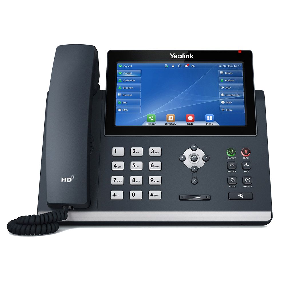 Yealink SIP-T48U Touchscreen Color Display IP Phone Refurbished - Yealink refurbished available on PCLiquidations