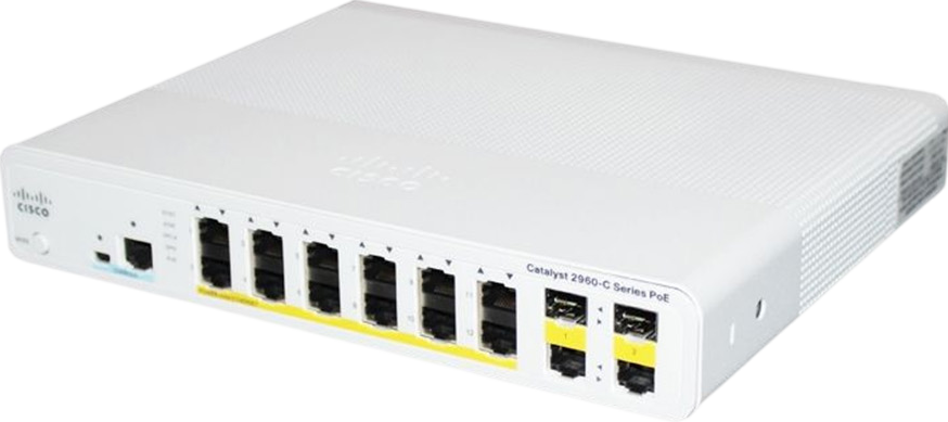 Cisco Catalyst 2960C-12PC-L  Gigabit Switch - Grade A Refurbished - Cisco Systems Inc. refurbished available on PCLiquidations