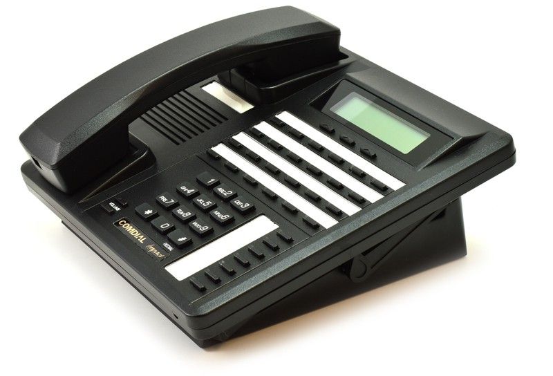 Comdial Impact SCS 8324SJ-FB Black Display Speakerphone w/ Headset Jack Refurbished -  refurbished available on PCLiquidations