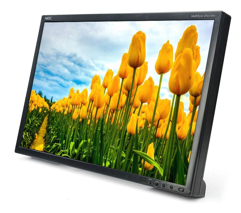 NEC MultiSync EA221WM 22"" LCD Monitor - Grade C - No Stand Refurbished - NEC (Nippon Electric Company) refurbished available on PCLiquidations