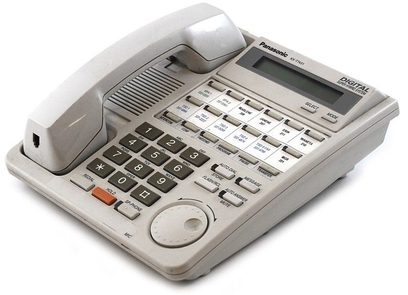 Panasonic Digital Super Hybrid KX-T7431 White Display Phone - Grade B Refurbished - Panasonic refurbished available on PCLiquidations