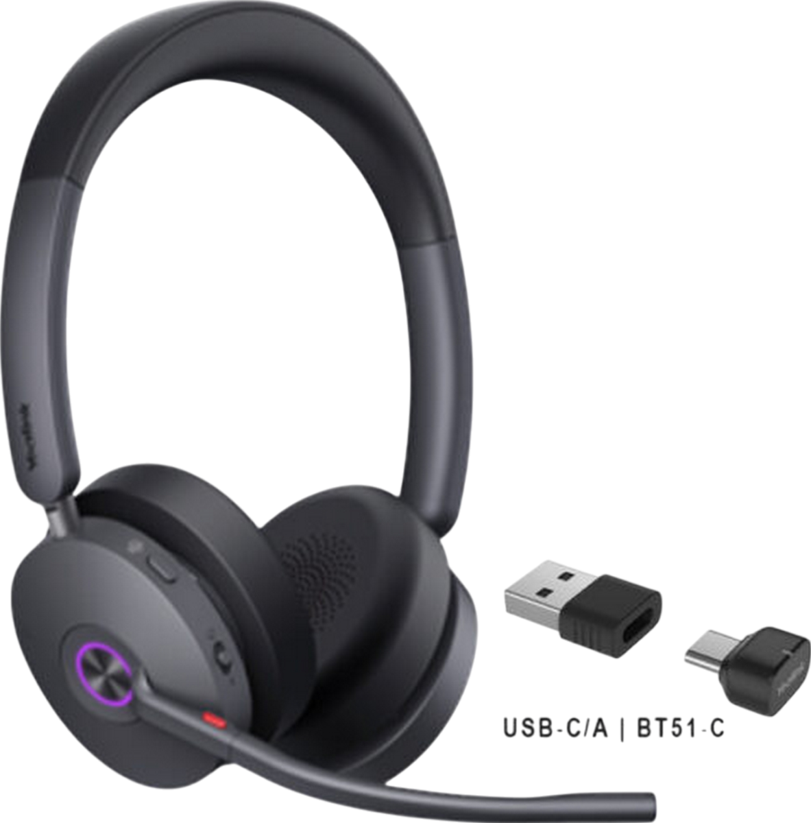Yealink BH74 Teams Bluetooth Wireless Headset  USB-C/A Refurbished - Yealink refurbished available on PCLiquidations