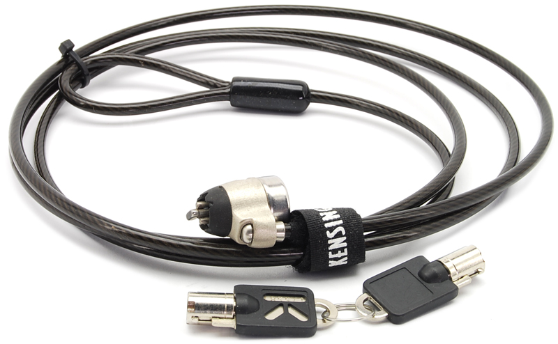 Kensington 64020 Slim MicroSaver Notebook Security Cable Refurbished - Kensington refurbished available on PCLiquidations
