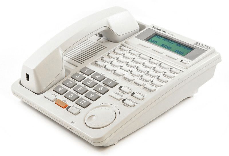 Panasonic Digital Super Hybrid KX-T7453 White Backlit Display Speakerphone Refurbished - Panasonic refurbished available on PCLiquidations