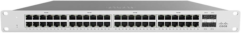 Cisco Meraki MS120-48LP-HW 48-Port Gigabit PoE Network Switch - Refurbished Refurbished - Cisco Systems Inc. refurbished available on PCLiquidations