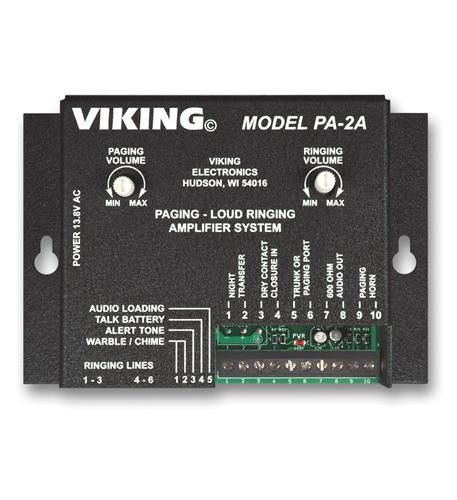Buy Viking PA-2A Paging Amplifier / Loud Ringer - Refurbished Refurbished - $60.97 Viking PA-2A Paging Amplifier / Loud Ringer - Refurbished Refurbished - refurbished available on PCLiquidations
