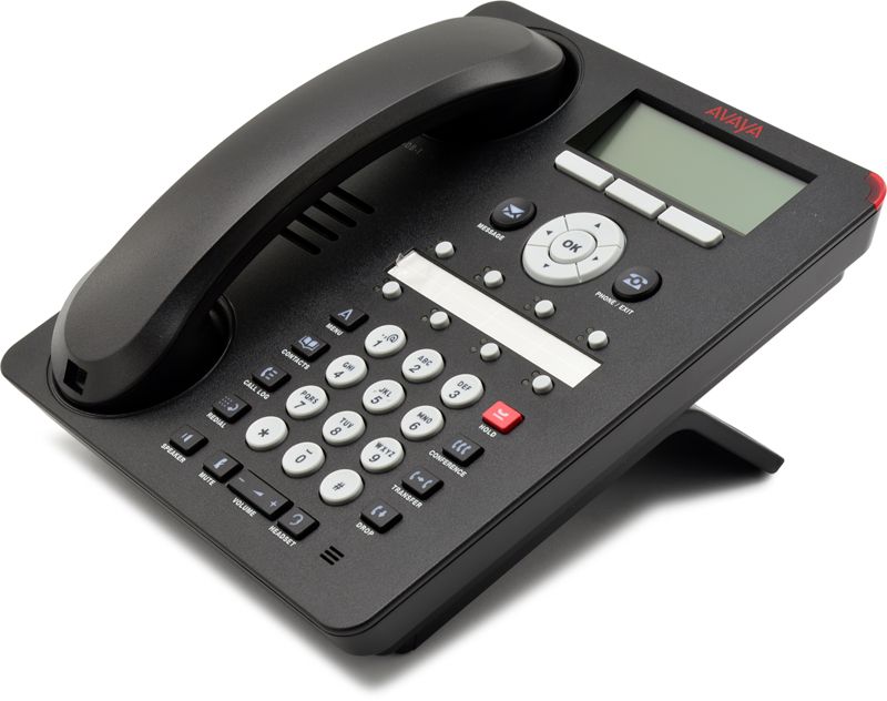 Avaya 1608-I Black IP Display Speakerphone - Grade A Refurbished - Avaya refurbished available on PCLiquidations