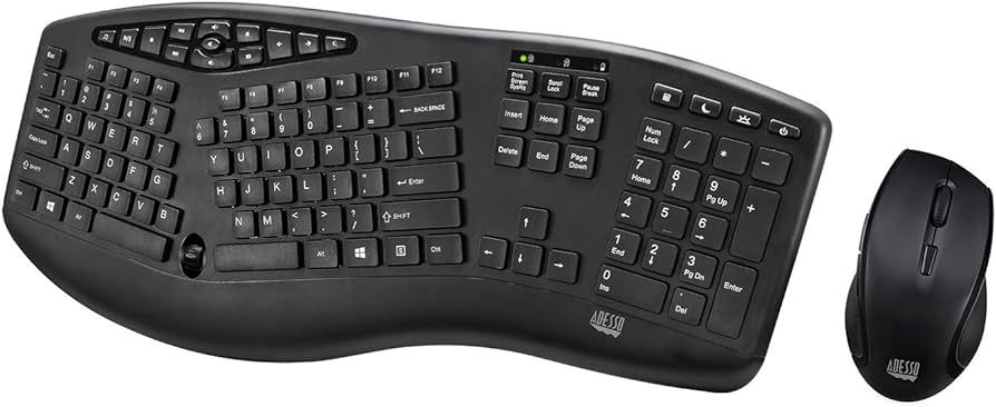 Adesso TruForm Wireless Ergonomic Keyboard and Mouse Refurbished - Adesso est une marque connue, mais elle n'est pas aussi refurbished available on PCLiquidations