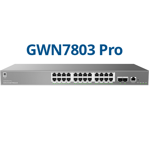 Grandstream GWN7803 Pro 24-Port Managed Gigabit Switch Refurbished - Grandstream refurbished available on PCLiquidations