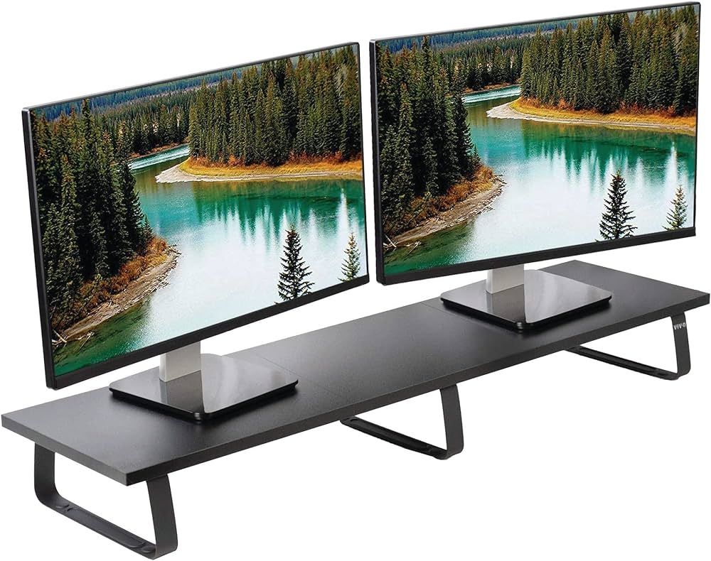 VIVO Tabletop Monitor Riser - Black Refurbished -  refurbished available on PCLiquidations
